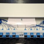 Fiber Optic Patch Panel 19" 1U 24 adaptors SC 9/125, drawer type metal