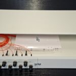 Fiber Optic Patch Panel 19" 1U with 12 adaptors ST 62,5/125, drawer type metal