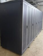 DATA CENTER Floor Standing RACK 42U 80x120cm, Dual Perforated Doors for Air Flow, special Sahara Blue color - Image 2