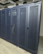 DATA CENTER Floor Standing RACK 42U 80x120cm, Dual Perforated Doors for Air Flow, special Sahara Blue color - Image 3