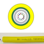 Fibre Optic Outdoor Cable, 12 x SMF with Metal Protection, Yellow