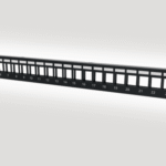 19'' 1U Distribution panel, 24 ports, modular