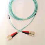 Fiber Optics Patchcords SC – LC Duplex, 50/125 OM3 multimode, 1m