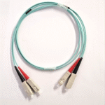 Fiber Optics Patchcords SC - SC  Duplex, 50/125 OM3 multimode, 1m